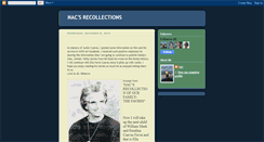 Desktop Screenshot of nacsrecollections.blogspot.com