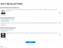 Tablet Screenshot of nacsrecollections.blogspot.com