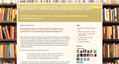 Desktop Screenshot of brandonemploymentlaw.blogspot.com