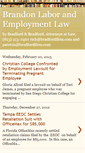 Mobile Screenshot of brandonemploymentlaw.blogspot.com