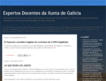 Tablet Screenshot of expertosgalicia.blogspot.com