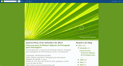 Desktop Screenshot of classedeportuguesdobrasil.blogspot.com