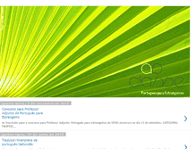 Tablet Screenshot of classedeportuguesdobrasil.blogspot.com