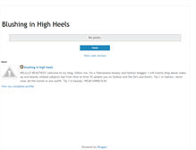 Tablet Screenshot of blushinginhighheels.blogspot.com
