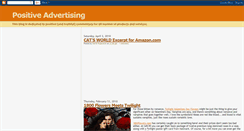 Desktop Screenshot of positiveadvertising.blogspot.com
