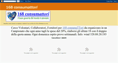 Desktop Screenshot of 168consumattori.blogspot.com