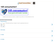 Tablet Screenshot of 168consumattori.blogspot.com