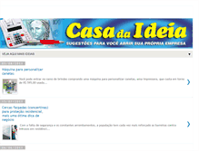 Tablet Screenshot of casa-da-ideia.blogspot.com
