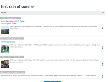 Tablet Screenshot of firstrainofsummer.blogspot.com