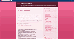 Desktop Screenshot of didyouknow-lam.blogspot.com