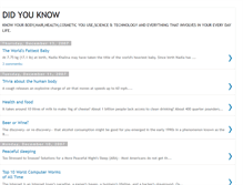 Tablet Screenshot of didyouknow-lam.blogspot.com