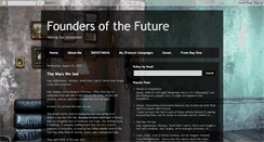 Desktop Screenshot of foundersofthefuture.blogspot.com