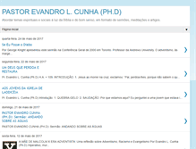 Tablet Screenshot of pastorevandro7.blogspot.com