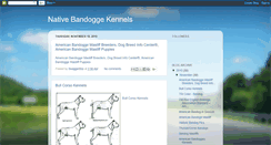 Desktop Screenshot of nativebandoggekennels.blogspot.com