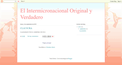 Desktop Screenshot of elintermicronacional.blogspot.com