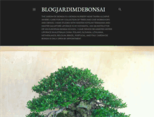 Tablet Screenshot of blogjardimdebonsai.blogspot.com