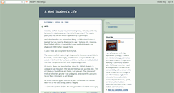 Desktop Screenshot of amedstudentslife.blogspot.com