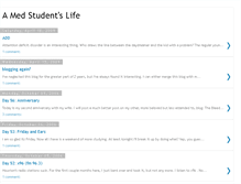 Tablet Screenshot of amedstudentslife.blogspot.com