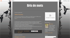 Desktop Screenshot of brisdemots-amaryllis.blogspot.com