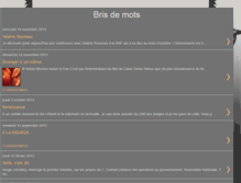 Tablet Screenshot of brisdemots-amaryllis.blogspot.com