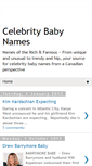 Mobile Screenshot of celebritybabynames.blogspot.com