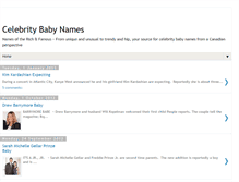 Tablet Screenshot of celebritybabynames.blogspot.com