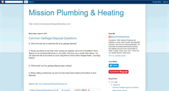 Desktop Screenshot of missionplumbing.blogspot.com