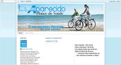 Desktop Screenshot of aparecidosaude.blogspot.com