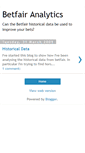 Mobile Screenshot of betfair-analytics.blogspot.com