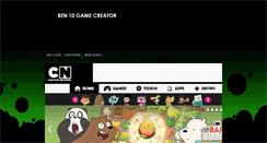 Desktop Screenshot of gamecreator-ben10site.blogspot.com