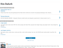Tablet Screenshot of kiosdadunk.blogspot.com