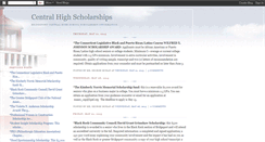 Desktop Screenshot of centralhighscholarships.blogspot.com