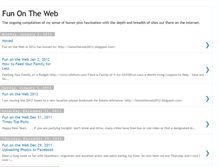 Tablet Screenshot of fun-on-the-web.blogspot.com