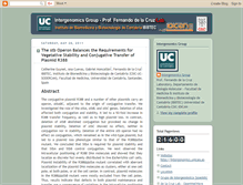 Tablet Screenshot of intergenomics.blogspot.com
