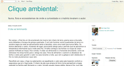 Desktop Screenshot of cliqueambiental.blogspot.com