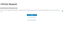 Tablet Screenshot of infinitemuseum.blogspot.com