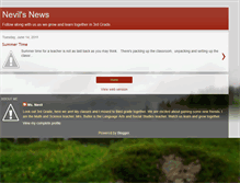Tablet Screenshot of nevilsnews.blogspot.com