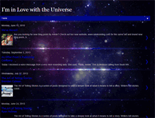 Tablet Screenshot of inlovewiththeuniverse.blogspot.com