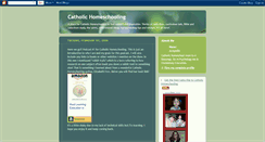 Desktop Screenshot of catholichomeschooling.blogspot.com