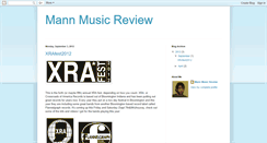 Desktop Screenshot of mannmusicreview.blogspot.com