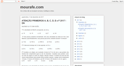 Desktop Screenshot of blogdomourafe.blogspot.com