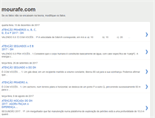 Tablet Screenshot of blogdomourafe.blogspot.com