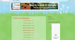 Desktop Screenshot of biologiaunad.blogspot.com