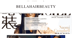 Desktop Screenshot of bellahairbeauty.blogspot.com