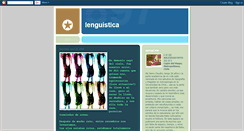 Desktop Screenshot of lenguistica.blogspot.com