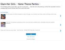 Tablet Screenshot of glamgirlsprincessparties.blogspot.com