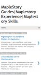 Mobile Screenshot of maplestory4guide.blogspot.com