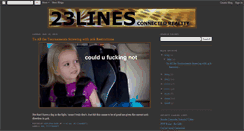 Desktop Screenshot of 23lines.blogspot.com