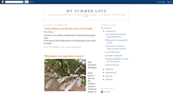 Desktop Screenshot of mysummerloves.blogspot.com