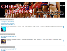 Tablet Screenshot of cherac-deportivo.blogspot.com